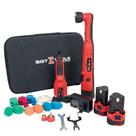 Kit nano mini politriz e nano politriz 12V 2Ah com 2 baterias e acessórios - SGT-8103 (110V/220V)