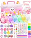 Kit Nano Tape Bubble ZiZa Cute Bunny para crianças de 6 a 7 anos