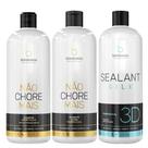 Kit Não Chore Passo 1 e 2 1l Selagem Sealant Silk 3D 1l