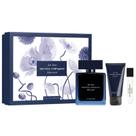 Kit Narciso Rodriguez Bleu Noir for Him Eau de Parfum ( Perfume 100ml + Body Lotion 50ml + Perfume 10ml )