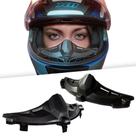 kit Narigueira Capacete Modelo Esportiva Alta Original Ls2 Norisk FW3 Clip Universal Respiro