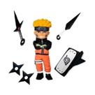 Kit Naruto 15cm c/ 2 Shuriken, Bandana & 2 Kunais