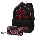 Kit Naruto Mochila Naruto Akatsuke + Estojo Naruto Akatsuke 7780104 7780122