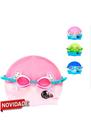Kit Nataçao 2 Pçs Oculos e Touca Silicone Sortidos - Nipo