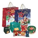 Kit Natalino 3 Sacolas Glitter Com 6 Itens Cada Kit De Natal 1,11kg Santa Edwiges