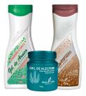 Kit Natulife : Gel Massageador Sebo de Carneiro, Gel de Alecrim & Gel de Arnica