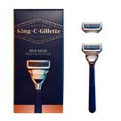 Kit Navalha King C. Gillette com 2 Lâminas de Recarga
