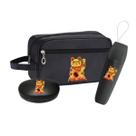Kit Necessaire Bolsa Organizadora Gato da sorte Porta escova - Kit Necessaire Bolsa Organizadora Gato da sorte Porta escova -