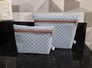 Kit Necessaire Cinza