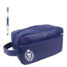 Kit Nécessaire Executiva Masculina Premium Azul Com Estampas Kit Nécessaire Executiva Masculina Premium Azul Com Estampas