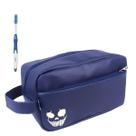 Kit Nécessaire Executiva Masculina Premium Azul Com Estampas Kit Nécessaire Executiva Masculina Premium Azul Com Estampas