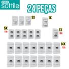 Kit neo sotille 24 peças tomadas e interruptores casa completa branca enerbras Kit neo sotille 24 peças tomadas e interruptores casa completa branca enerbras