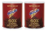 Kit Nescau Achocolatado Nestle 60% Cacau Extra 02 Unidades Kit Nescau Achocolatado Nestle 60% Cacau Extra 02 Unidades