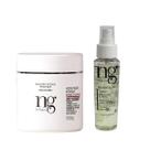 Kit Ng De France Máscara Intense Hidratação Intensa Cabelos com Frizz 500g + Finalizador Reparado de pontas Biossentiel Oil 60ml