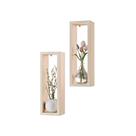 Kit Nicho Decorativo Stella Carvalho para Sala Hall 40x10cm Kit Nicho Decorativo Stella Carvalho para Sala Hall 40x10cm