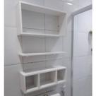 Kit Nichos e Prateleira - Banheiro, Quarto, Cozinha. MDF branco. Kit Nichos e Prateleira - Banheiro, Quarto, Cozinha. MDF branco.