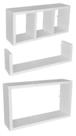 Kit Nichos para banheiro/Lavabo MDF 50x10 Sala/Quarto/Cozinha/Decoração Kit Nichos para banheiro/Lavabo MDF 50x10 Sala/Quarto/Cozinha/Decoração
