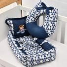 Kit Ninho + Almofada Amamentação Triângulo Marinho