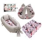 Kit Ninho Redutor Bebê + Almofada Amamentação + Trocador Impermeável + Porta Lenço Menina Menino Kit Ninho Redutor Bebê + Almofada Amamentação + Trocador Impermeável + Porta Lenço Menina Menino