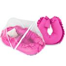 Kit Ninho Redutor com Mosquiteiro e Almofada Amamentação