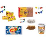 Kit nº7 c/ 180un Doces Diversos Festa junina + bandeirinha