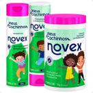 Kit Novex Meus Cachinhos 3abc: Shampoo e Tratamento Condicionante 300ml + Creme De Tratamento Ultraprofundo 1kg