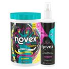 Kit Novex Santo Black Poderoso: Creme De Tratamento 1kg e Leave-In Day After 300ml Kit Novex Santo Black Poderoso: Creme De Tratamento 1kg e Leave-In Day After 300ml