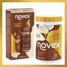 Kit Novex Vitay - Óleo de coco Shampoo e condicionador de 300 ml cada e Creme de tratamento 400 gr