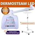 KIT Novo Dermosteam LED - Vapor de Ozônio IBRAMED + CARRINHO KIT Novo Dermosteam LED - Vapor de Ozônio IBRAMED + CARRINHO