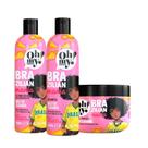 Kit Nutri Samba Brazilian Mania Completo Oh My (3 itens)