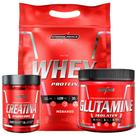 Kit Nutri Whey 907g + Creatina 60 Caps + Glutamina 150g Integral