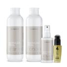 Kit nutrição fatal duo 250ml, leave-in 200g e óleo de argan 35ml