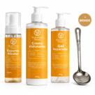 Kit Nutriderme Gel Espuma Hidratante Nutritiva Natural Kit Nutriderme Gel Espuma Hidratante Nutritiva Natural