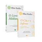 Kit O Céu e o Inferno + O Livro dos Médiuns - Allan Kardec