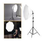Kit Octabox Tpfoto 70cm Soquete E27 com Tripé de Iluminação 2m