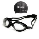 Kit Oculos de Natacao lente Transparente Aqua Clear Tryde
