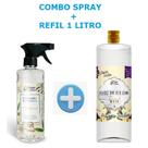 Kit Odorizador Vanilla Spray 500ml e Refil 1 Litro Tropical Aromas