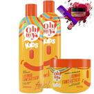 Kit Oh My! Kids Lisinho Fantástico! Sh Cond Másc 300gr