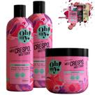 Kit Oh My! Meu Crespo, Meu Tudo! 500ml - 3 itens Kit Oh My! Meu Crespo, Meu Tudo! 500ml - 3 itens
