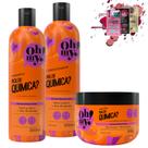 Kit Oh My Rolou Química 300ml 3 Itens Kit Oh My Rolou Química 300ml 3 Itens