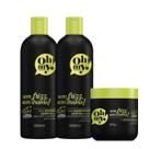 Kit Oh My Sem Frizz Sem Drama Shampoo Condic e Máscara 500ml Kit Oh My Sem Frizz Sem Drama Shampoo Condic e Máscara 500ml