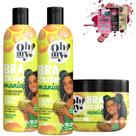Kit Oh My! Sh Cond Másc 300ml Coconut Curls Brazilian Mania