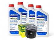 Kit Óleo ACDelco 0W20 + Filtro Mann Onix 1.0 2020/2025 Kit Óleo ACDelco 0W20 + Filtro Mann Onix 1.0 2020/2025