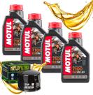 Kit Óleo Bmw R1200gs S1000r Motul 7100 5w40 + Hf160