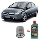Kit Óleo Castrol 5w40 Honda Civic Si 2.0 2007 A 2011