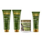 Kit Óleo de Argan Liss Shampoo Cond Mascara Leave-in - Maxi Hair - Envio Rápido