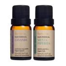 Kit Óleo Essencial Lavanda e Menta Piperita (Hortelã Pimenta) Via Aroma 10ml - 100% PURO E NATURAL