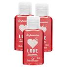 Kit Óleo para Massagem Love Hot Morango (3 unidades)