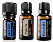 kit óleos essenciais 1 óleo Deep blue 5ML + 1 óleo Peppermint 15 ML + 1 óleo Copaíba 15ML