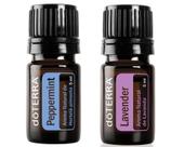 Kit óleos essenciais 1 óleo Lavanda 5ML + 1 óleo Peppermint 5ML - Mais vendido